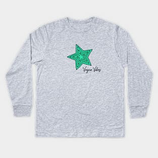 Vegan Vibes Kids Long Sleeve T-Shirt